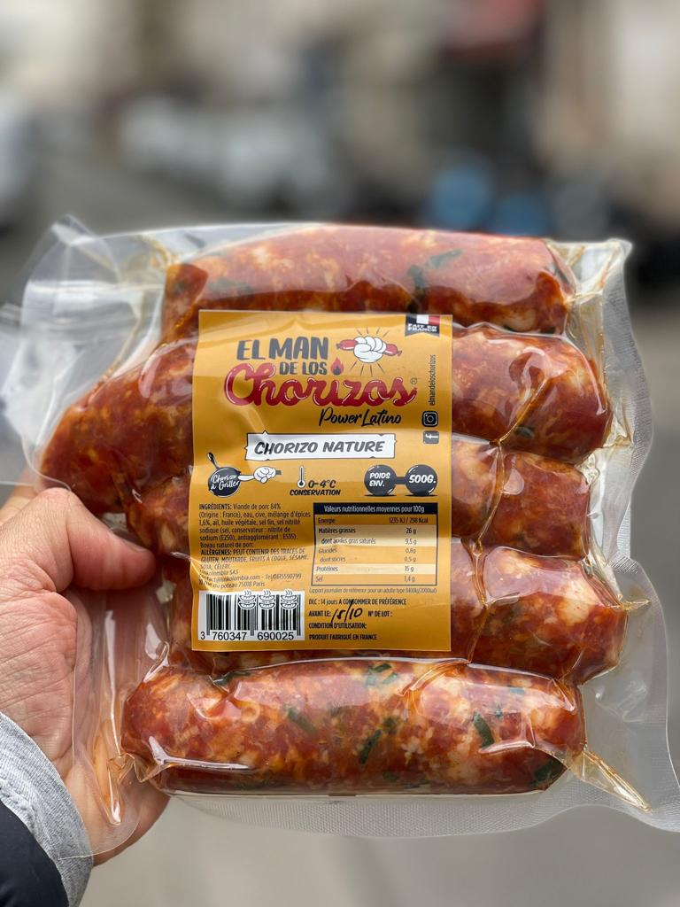 Saucisses colombiennes nature